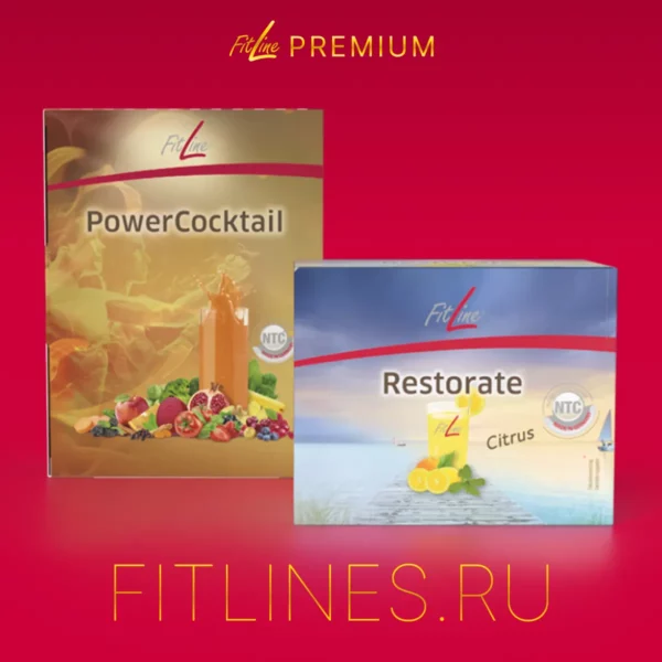 Оптимальный набор (PowerCocktail + Restorate Citrus)